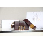 Montaigne Wine Red 𝙢𝙞𝙣𝙞 Box Bag